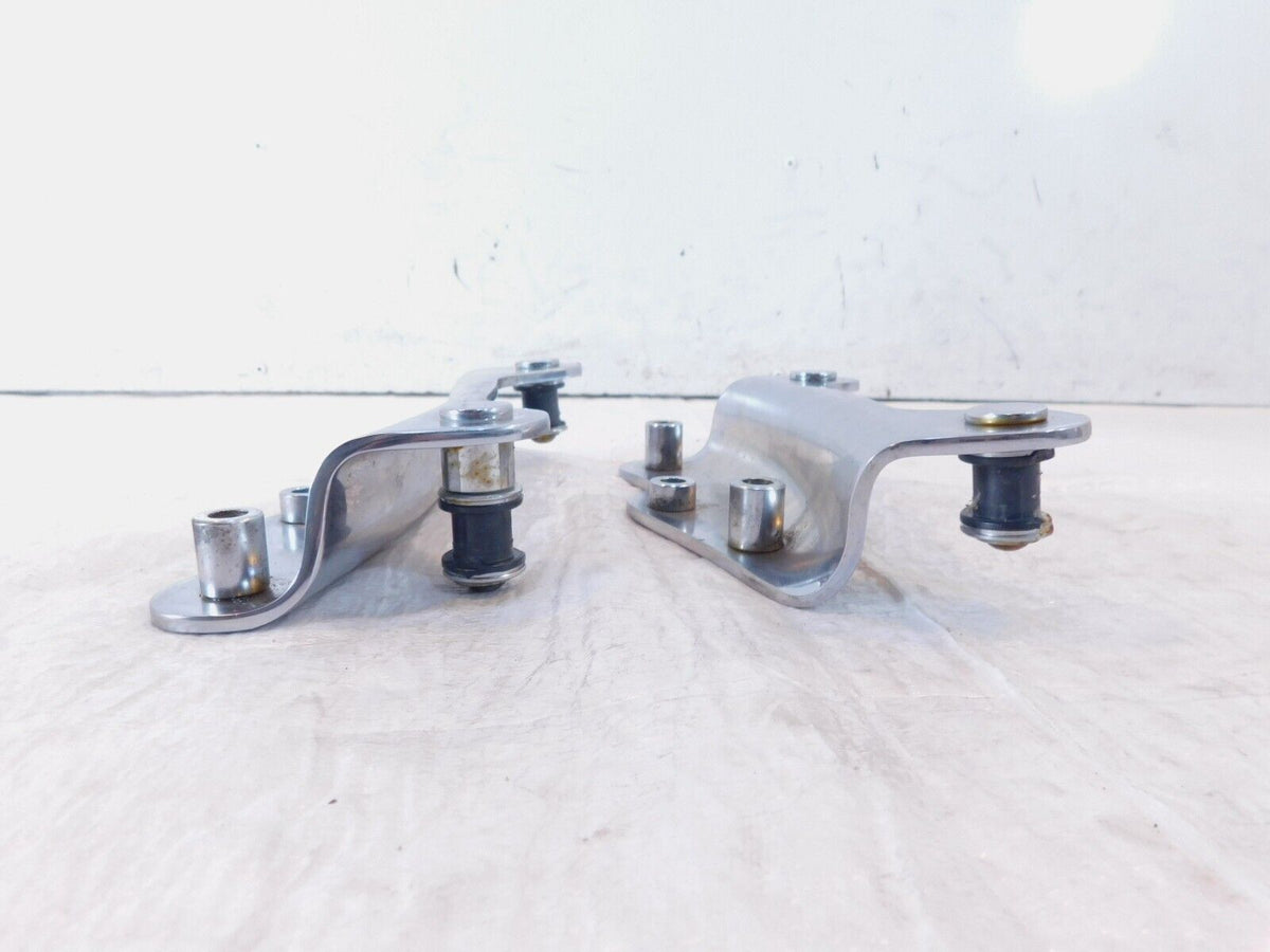 Harley Davidson Road King & Street Glide Chrome Detachable Sissybar Mount Plates - C3 Cycle