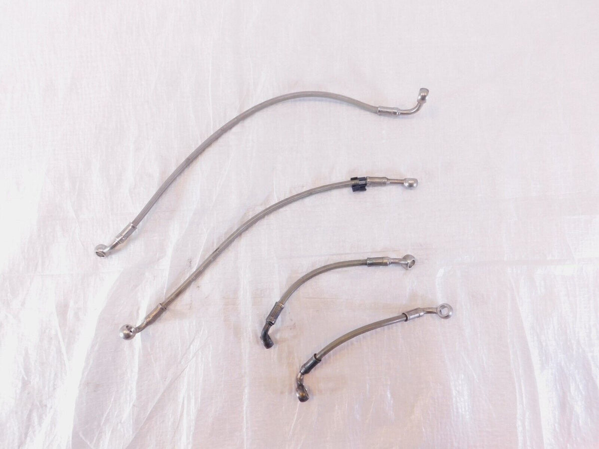 2005-2009 BMW R900RT R1200RT Front Wheel Left/Right ABS Brake Hose Line Pipes - C3 Cycle
