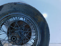 Harley Dyna Softail & Sportster 883 & 1200 Back Spoked Rear Wheel Rim & Tire - C3 Cycle