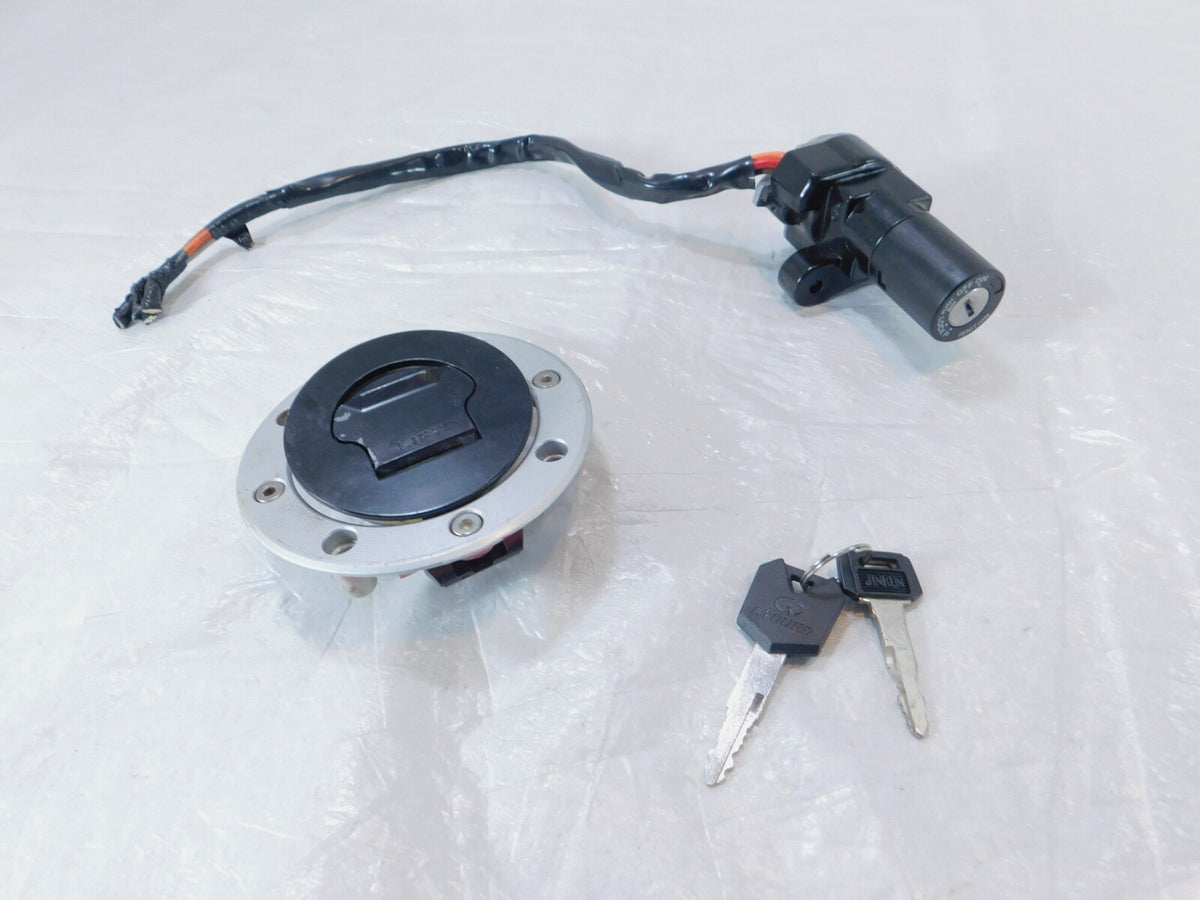 Suzuki RF600R & RF900R Ignition Key Switch Fuel Petrol Gas Tank Cap Lid Lock Set - C3 Cycle