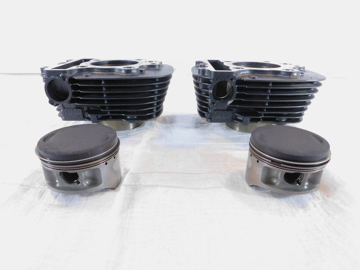 04-16 Yamaha V-Star 650 XVS650 OEM Engine Motor Cylinder Jug Barrels w/ Pistons - C3 Cycle