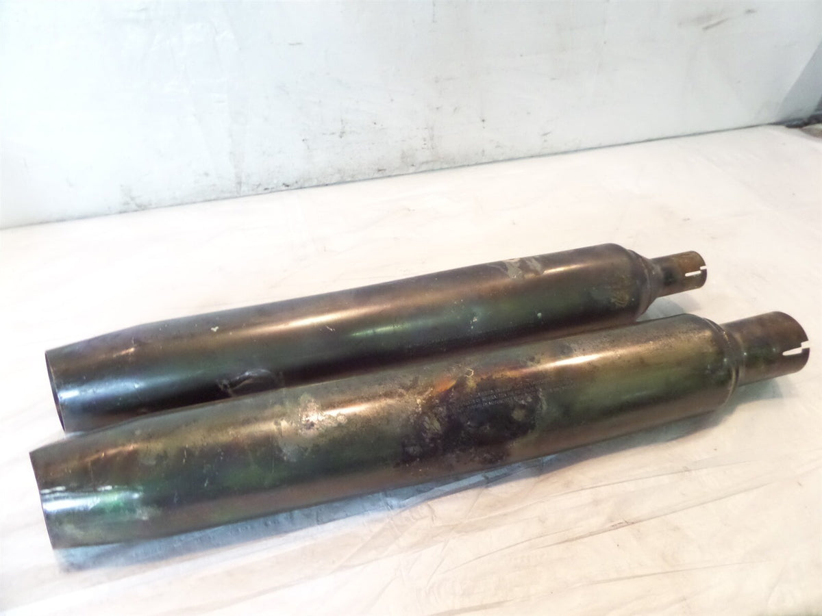 Harley Davidson Road King Street Electra Glide Exhaust Header Pipe Mufflers - C3 Cycle