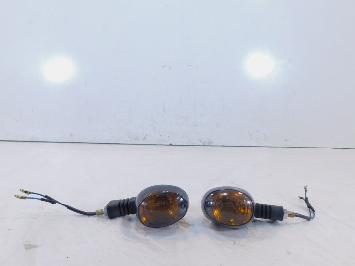Buell XB XB9 XB12 Lightning Ulysses & Blast Black Front Turn Signal Indicators - C3 Cycle