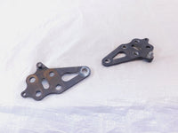 Pair Black 2008-2016 Polaris Victory Vision Engine Motor Mount Rear Brackets - C3 Cycle