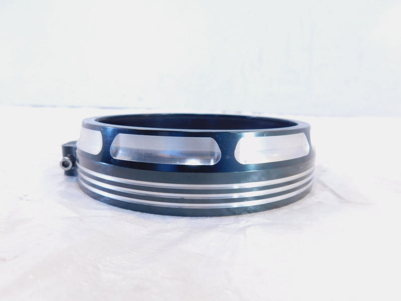 Harley Touring Electra Glide & Softail Passing Fog Light Lamp Black Trim Ring