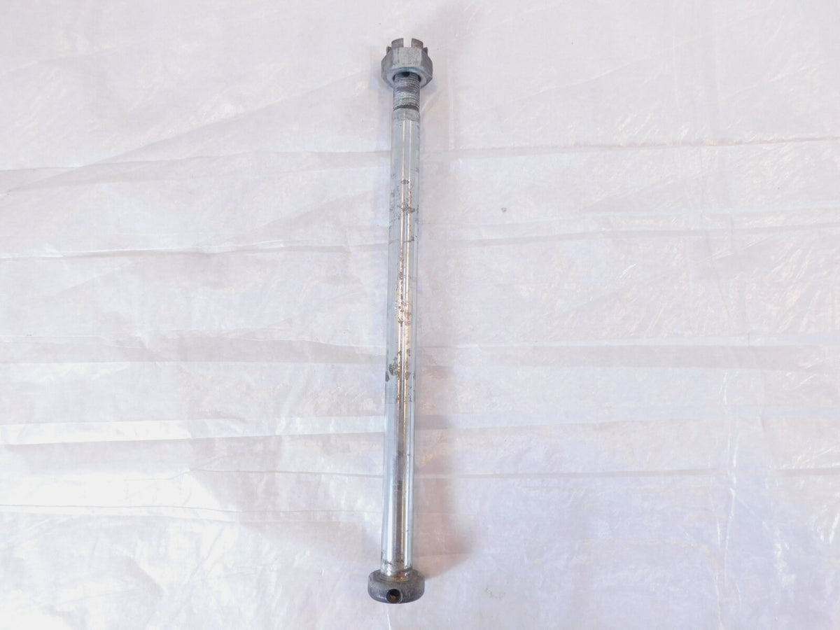 Kawasaki LTD Belt KZ440 KZ440D KZ 440 Front Wheel Axle Pivot Bolt Shaft w/ Nut - C3 Cycle
