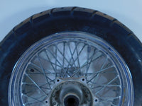 1999-2010 Yamaha XV1600 XV1700 Road Star Silverado Spoked Front Wheel Rim & Tire