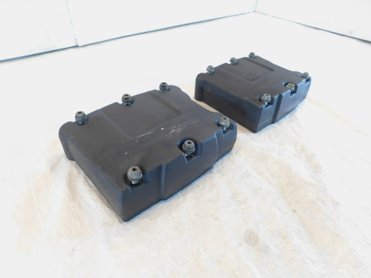 Harley Davidson Touring Dyna & Softail Black Wrinkle Cylinder Head Rocker Boxes - C3 Cycle
