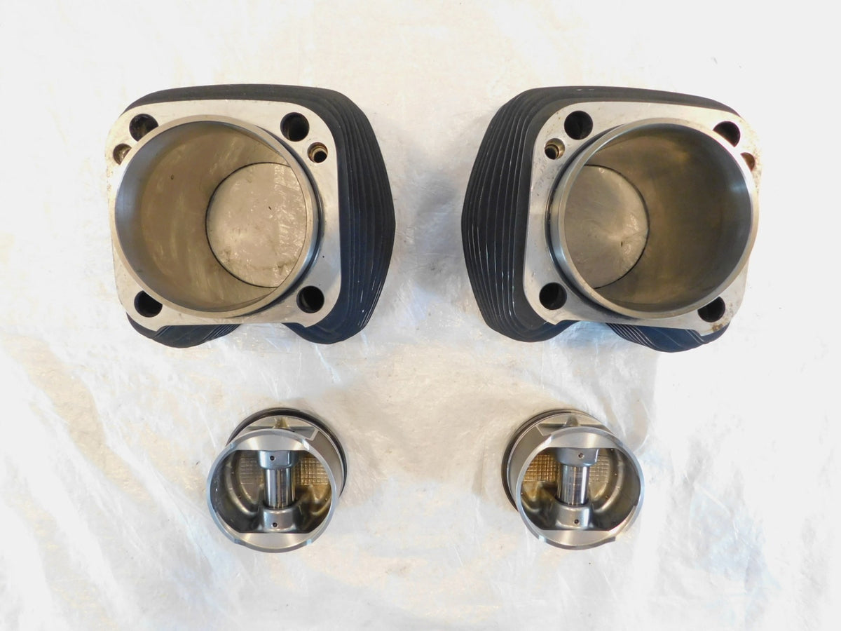 Harley Davidson Twin Cam Touring Dyna & Softail Engine Pistons & Black Cylinders - C3 Cycle