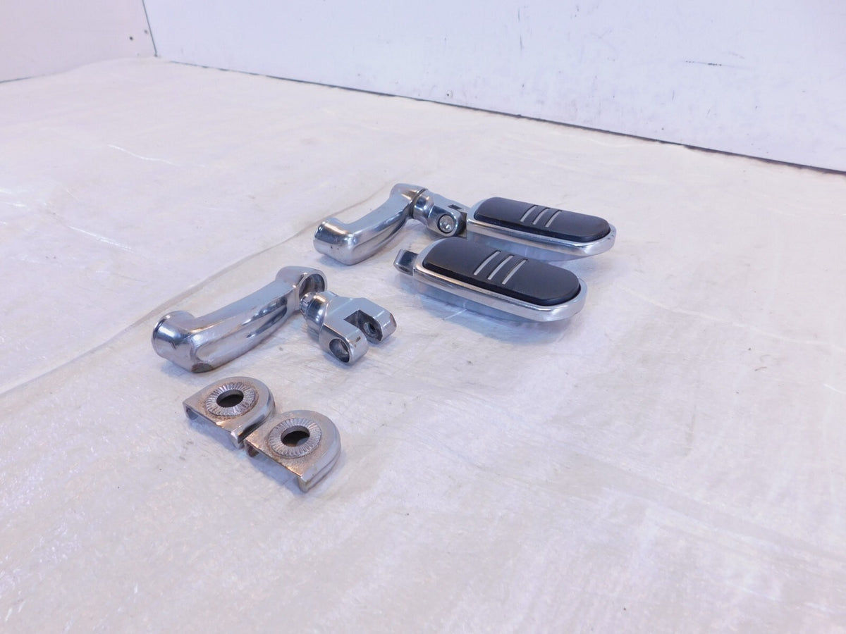 Harley Davidson Electra Glide & Road King Adjustable Highway Footrest Footpegs - C3 Cycle