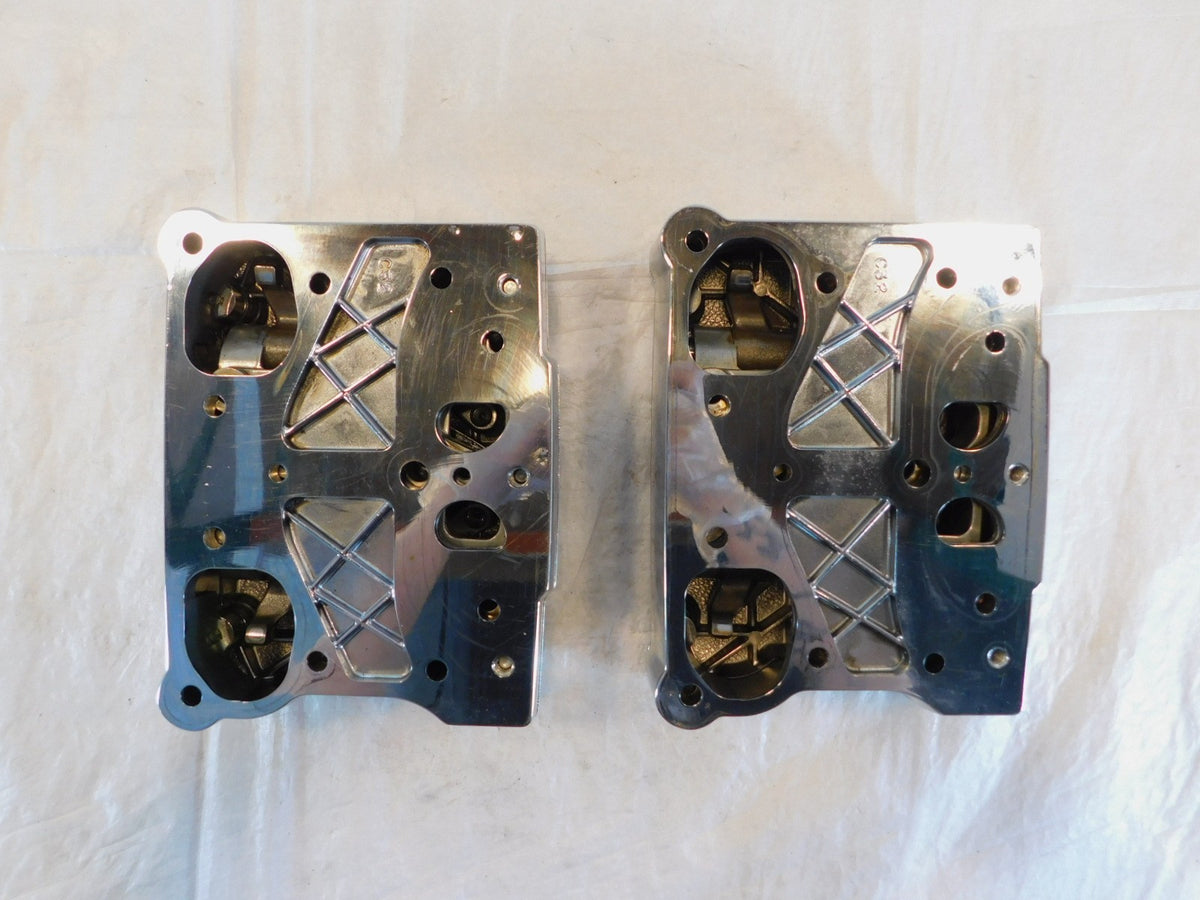 Harley Davidson Touring Dyna & Softail Chrome Cylinder Head Rocker Boxes - C3 Cycle