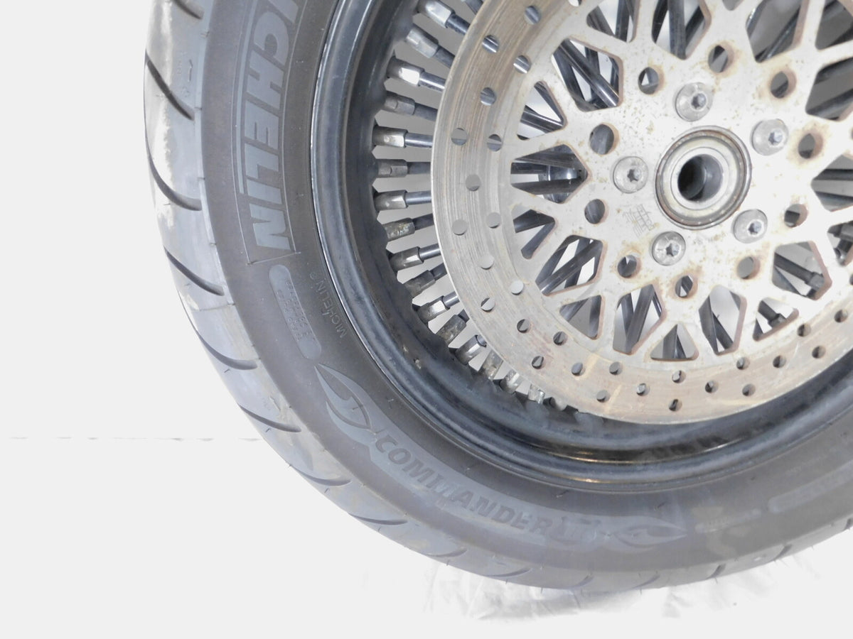 2008 Harley Davisdon Touring Road King Electra Glide Laced Rear Wheel Rim & Tire - C3 Cycle