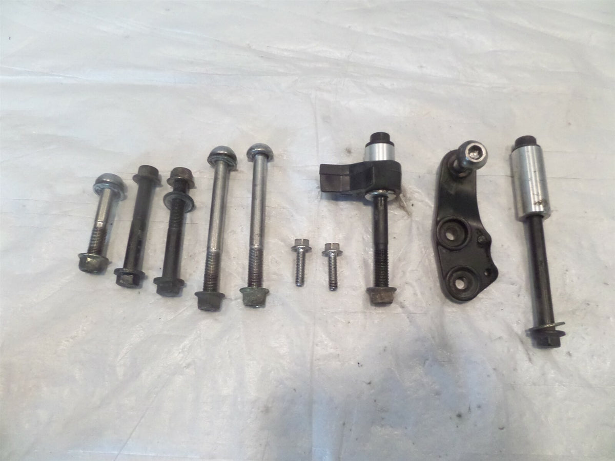 2007-2012 Triumph Tiger 1050 SE Engine Motor Frame Mount Bolts & Bracket Lot - C3 Cycle
