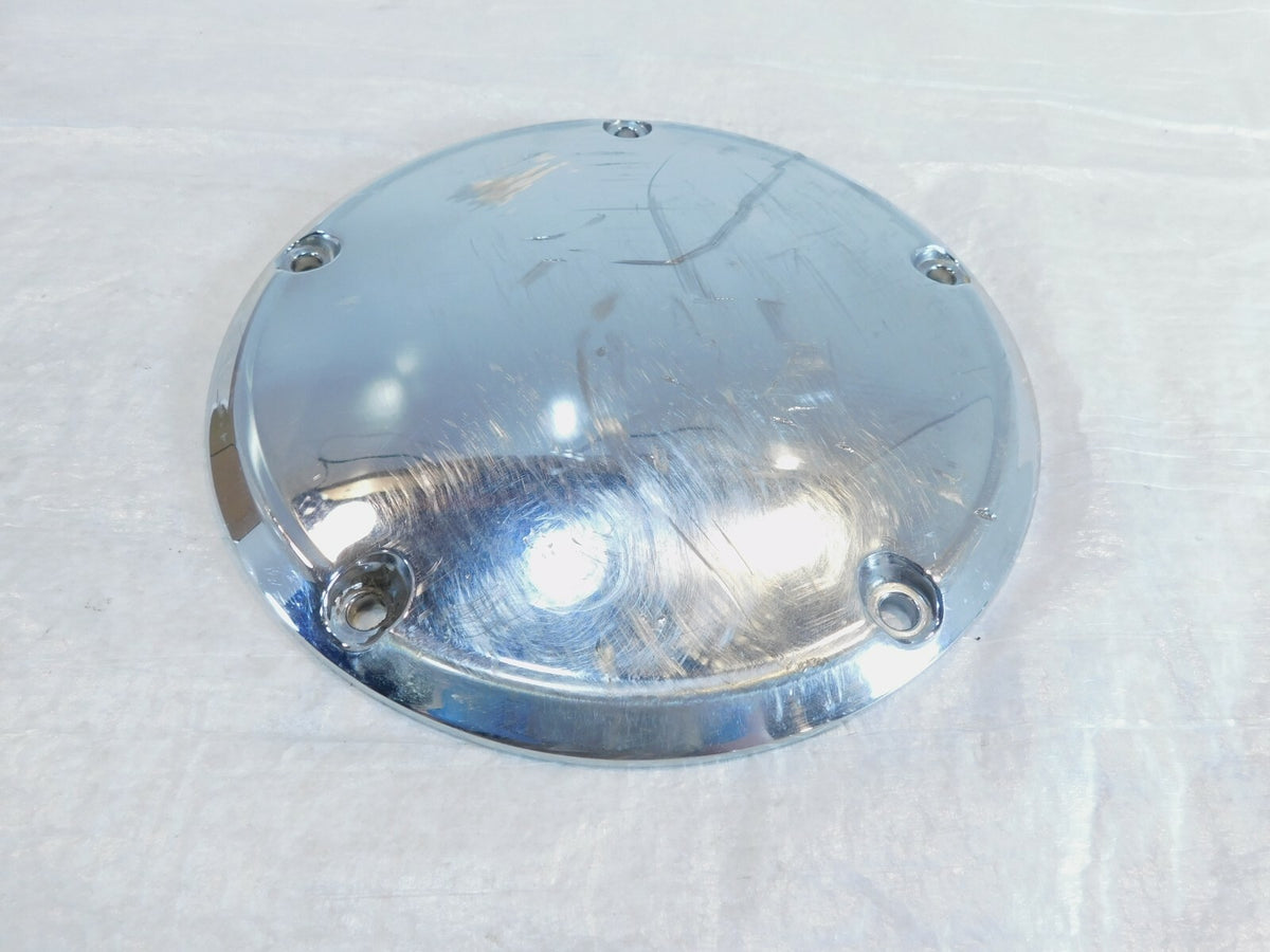 Harley Davidson Twin Cam Softail & Dyna Chrome Derby Clutch Cover 60769-06 - C3 Cycle