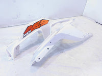 2015-2018 KTM 690 Duke White Left/Right Rear Seat Tail Section Subframe Brackets - C3 Cycle