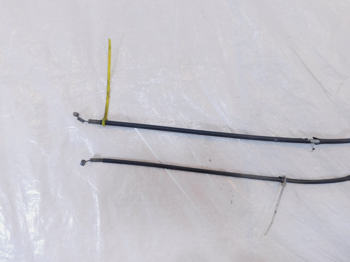 Pair Harley Davidson Sportster 883 Hugger & XLH 1200 Throttle & Idle Cable Lines - C3 Cycle