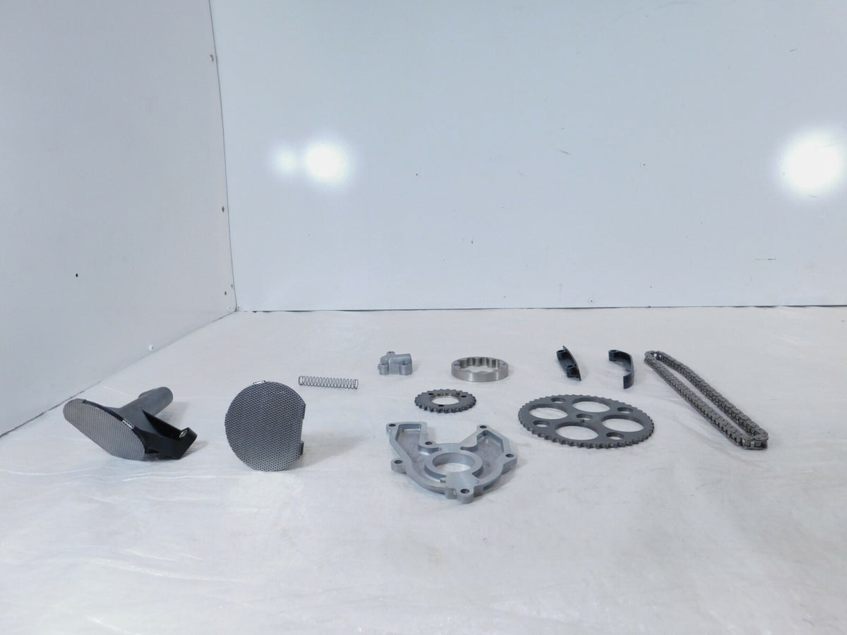 1998-2001 BMW R1100 R1100R Oil Pump Gears Sprockets Guides Strainers & Chain Lot - C3 Cycle
