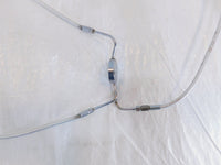 Harley Davidson Sportster XL 1200 Sport 1200S Chrome Dual Disc Front Brake Line - C3 Cycle