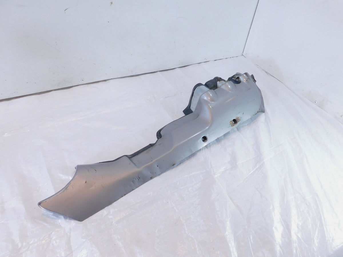 Honda GL1800 Goldwing 1800 Silver Right Exhaust Header Pipe Muffler Shield Cover - C3 Cycle