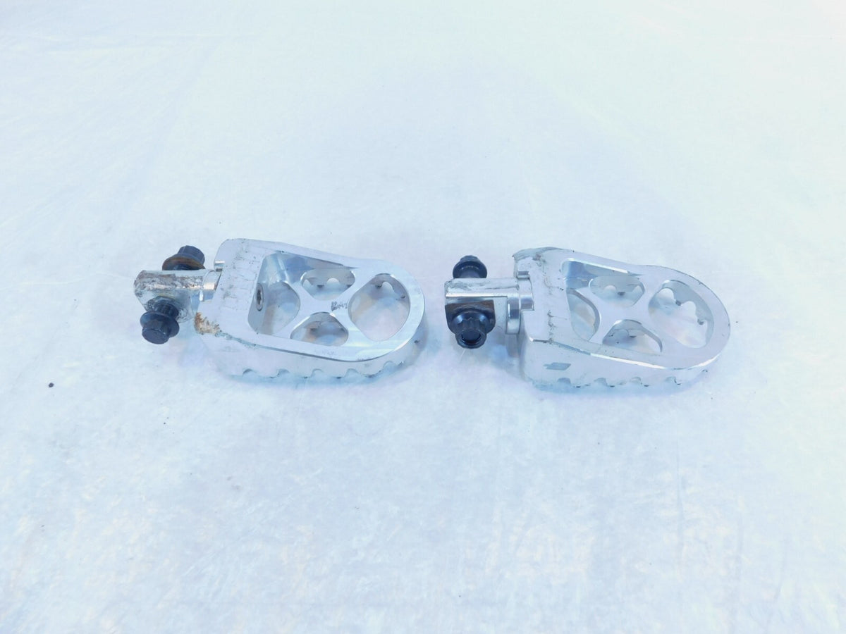 Harley Touring V-Rod Dyna Sportster FXR Softail FLO MX Style Footpegs Footrests - C3 Cycle