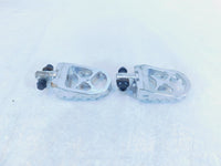 Harley Touring V-Rod Dyna Sportster FXR Softail FLO MX Style Footpegs Footrests - C3 Cycle