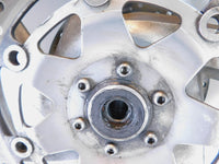 Honda GL1800 Goldwing 1800 Silver Cast 5 Front Wheel Rotors Rim & Tire - Crack - C3 Cycle