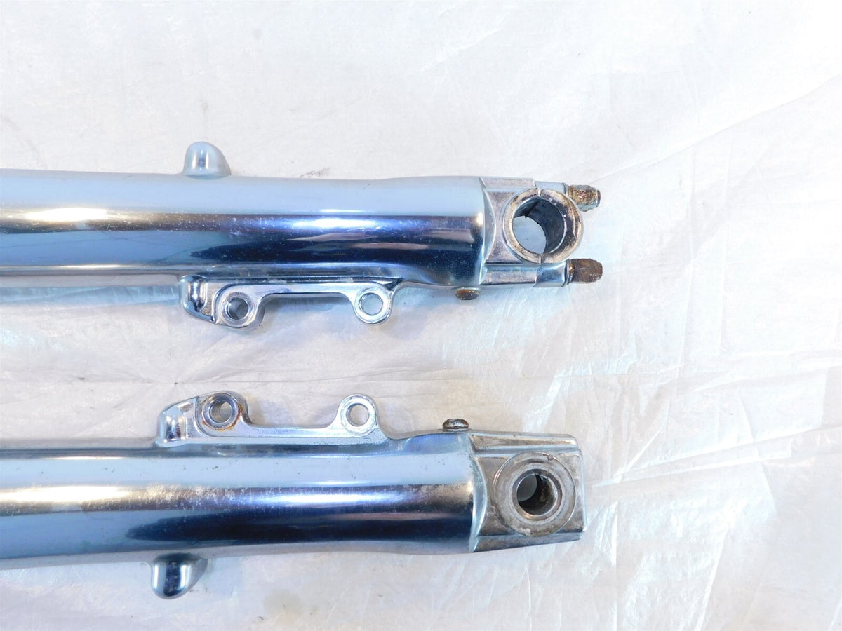02-08 Harley Davidson Touring Road King Classic Chrome Left Right Front Forks - C3 Cycle