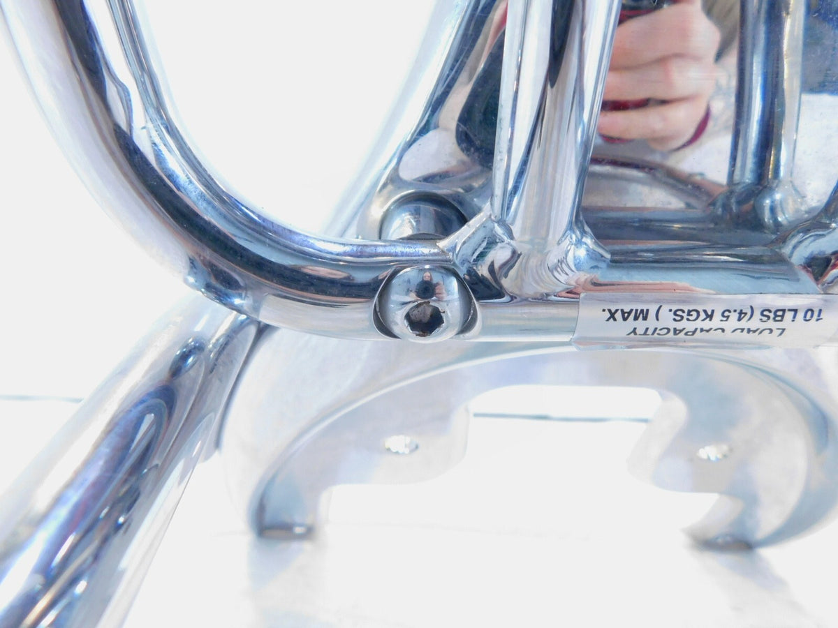 02-06 Harley Davidson V-Rod VRSC VRSCA Chrome Rear Passenger Back Rest Sissybar - C3 Cycle