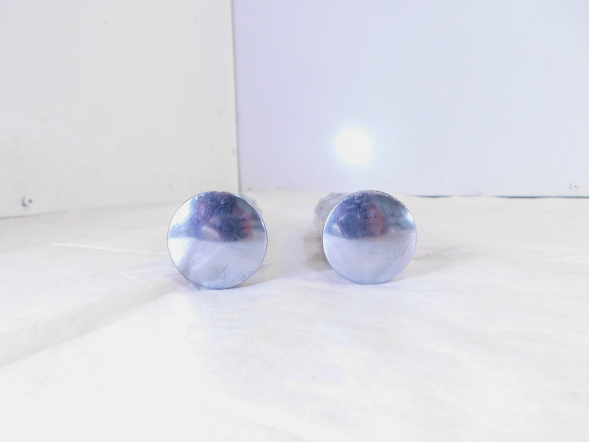 Pair Harley FXR Dyna Sportster & Softail Left Right Chrome Footpeg Footrests - C3 Cycle