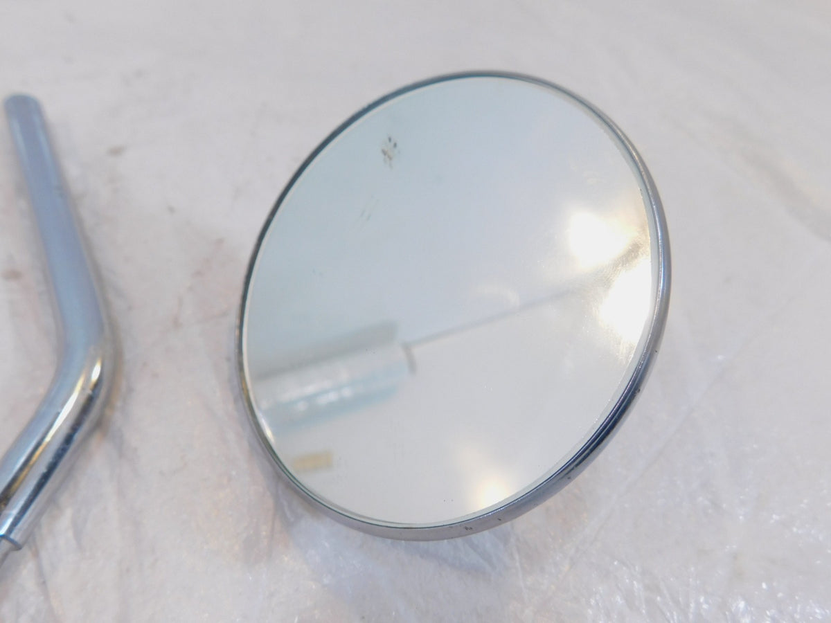 Harley Davidson FXR & Softail & Dyna & Sportster Left Chrome Rear View Mirror - C3 Cycle