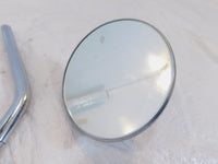 Harley Davidson FXR & Softail & Dyna & Sportster Left Chrome Rear View Mirror - C3 Cycle
