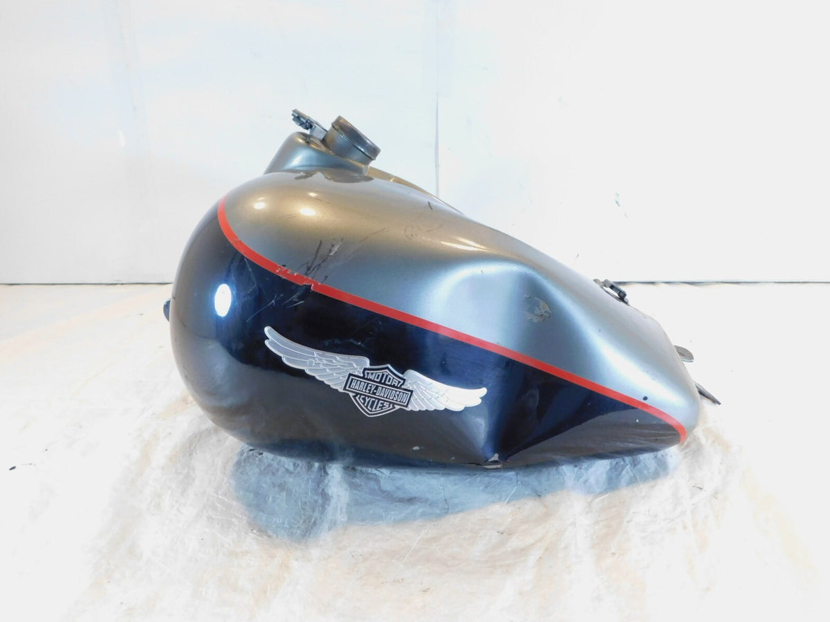 1989-1991 Harley Davidson Touring Tour Electra Glide Black Fuel Gas Tank - HOLE - C3 Cycle