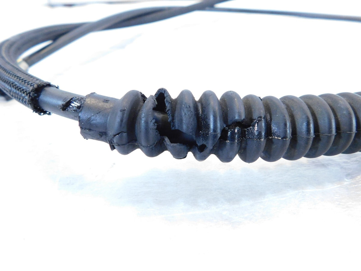 Harley Touring Road King Electra Street Glide Black Clutch Cable Line Wire - C3 Cycle