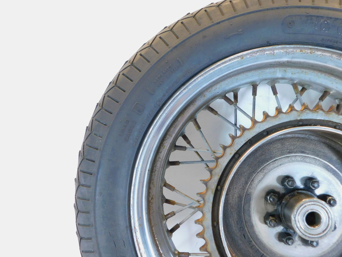 1970-1977 Harley Davidson Sportster 900 1000 16" Rear Wheel Rim Hub & Sprocket - C3 Cycle