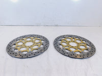 Pair Ducati Sport Touring ST4 S & Monster S4 S4R Front Wheel Brake Disc Rotors - C3 Cycle