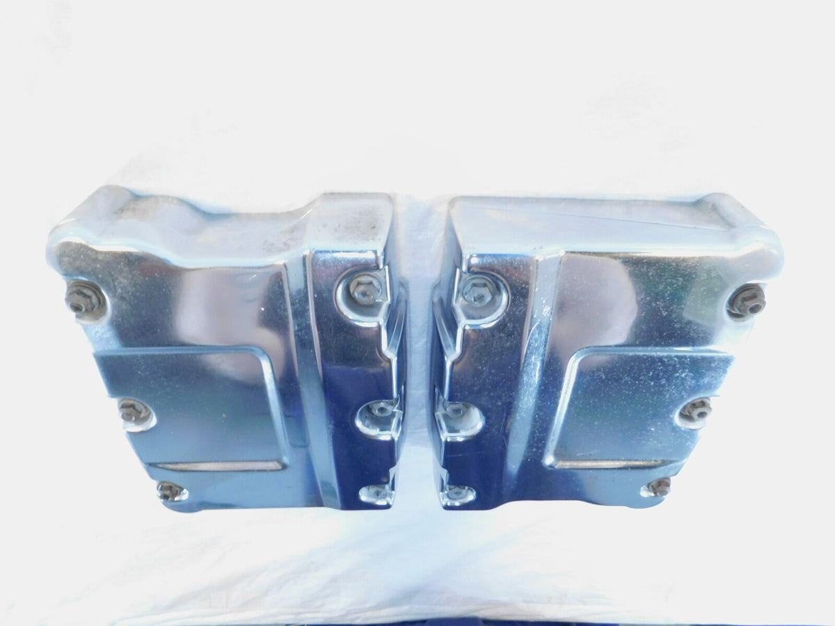 Harley Davidson Touring Dyna & Softail Chrome Cylinder Head Rocker Boxes - C3 Cycle