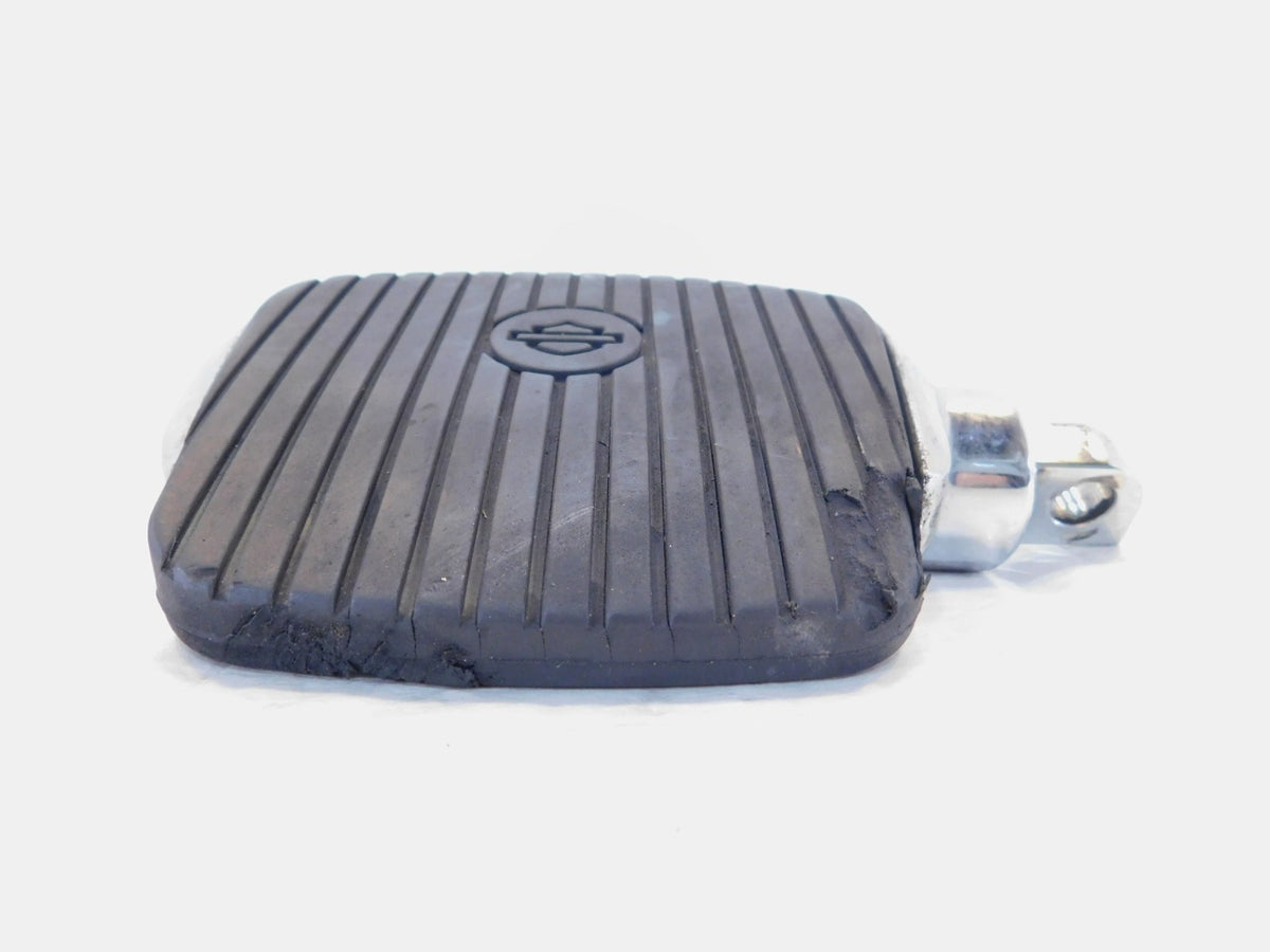 Harley Davidson FXR Dyna Sportster Softail Left Chrome Mini Footboard Foot Rest - C3 Cycle