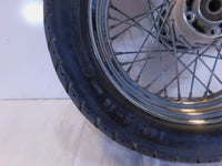 Harley Davidson Softail Heritage & Springer Black Spoked Rear Wheel Rim & Tire - C3 Cycle