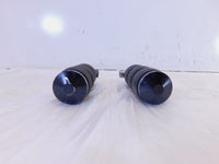 Pair Harley Touring FXR Dyna Sportster & Softail Black ISO Peg Footpeg Footrests - C3 Cycle