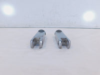 Harley EVO FXR EVO Dyna Chrome Front Highway Footpeg Peg Mount Clevis Brackets - C3 Cycle