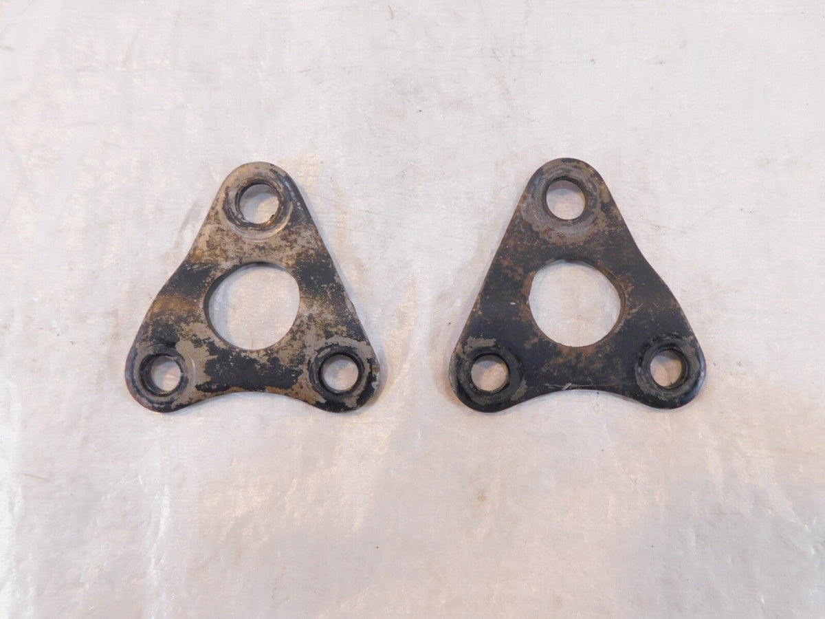 1982 82 Yamaha XJ750 Maxim 750 Black Front Left/Right Engine Mount Stay Brackets - C3 Cycle