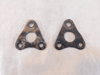 1982 82 Yamaha XJ750 Maxim 750 Black Front Left/Right Engine Mount Stay Brackets - C3 Cycle