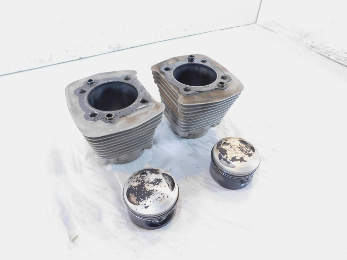 1997 & 1998 Buell Thunderbolt S3 Pair Engine Cylinder Barrel Jugs & Pistons - C3 Cycle