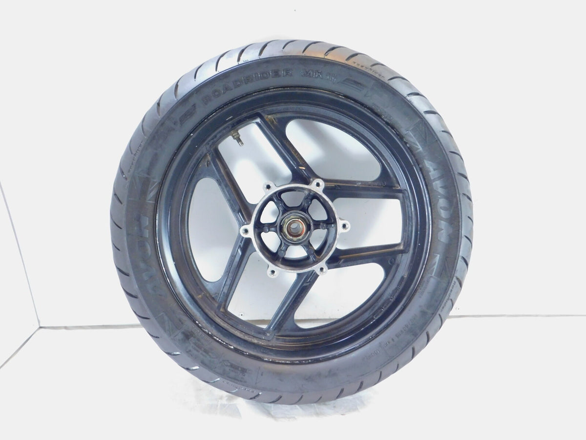 1986 & 1987 Kawasaki Ninja 1000 1000R ZX1000 GPZ Black Front Wheel Rim & Tire - C3 Cycle
