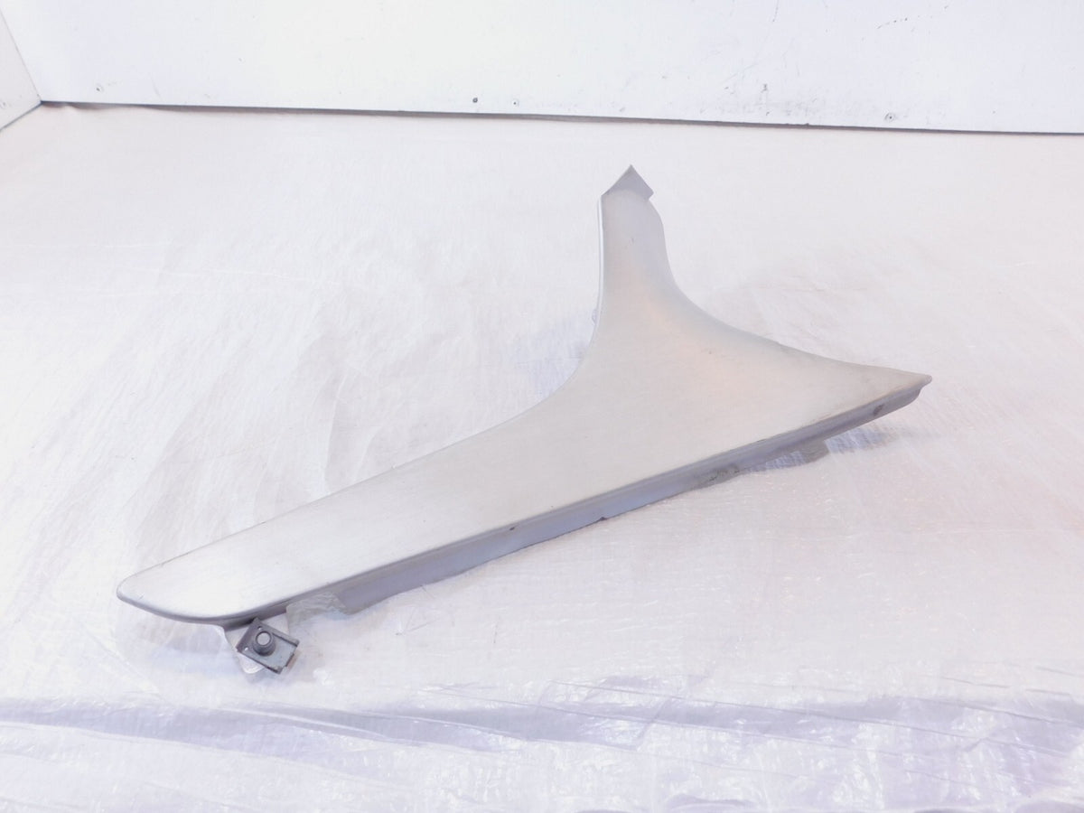 2008 2009 2010 Victory Vision Brushed Aluminum Left Saddlebag Side Cover Fairing - C3 Cycle