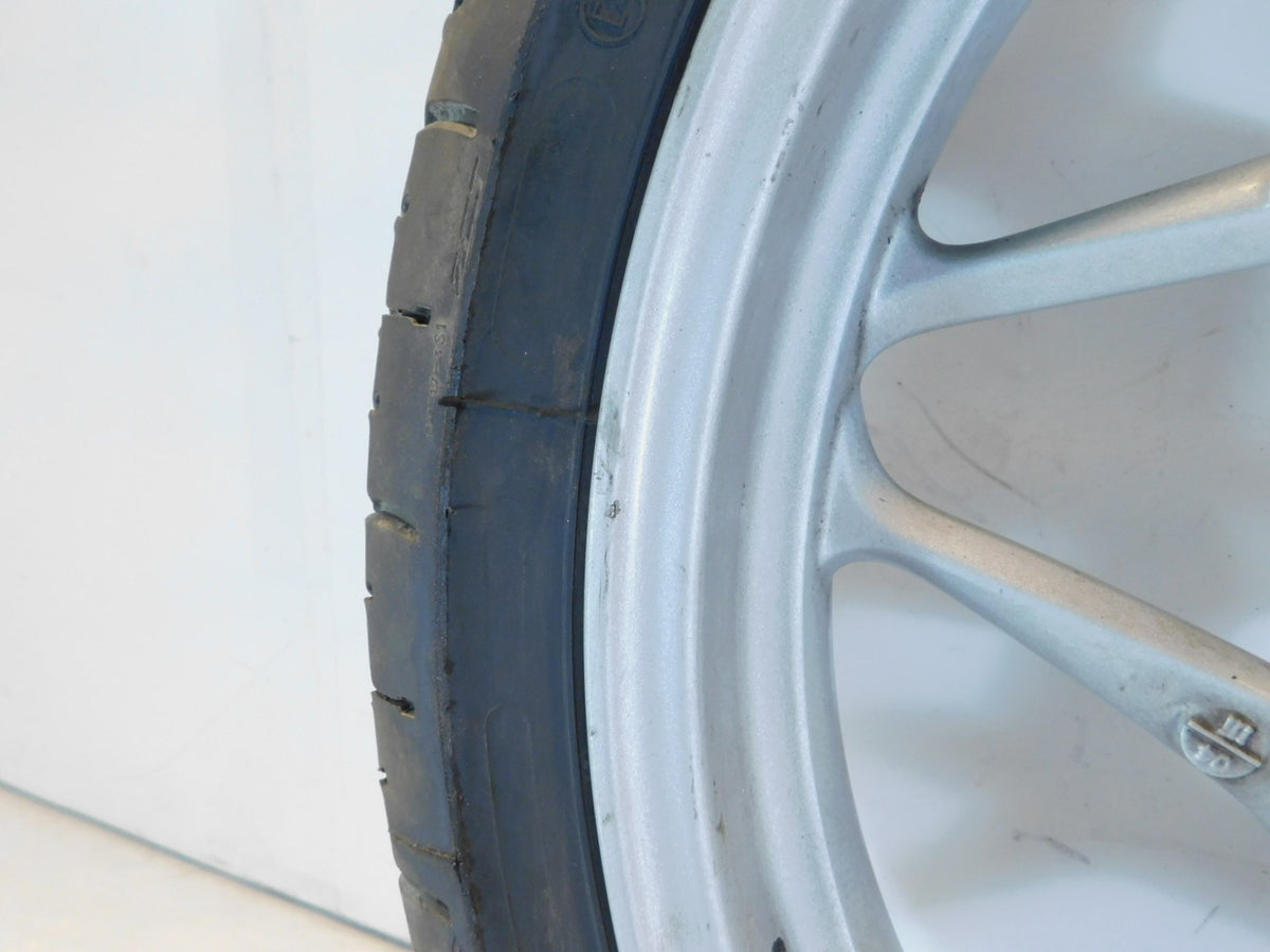 2005-13 BMW R1200RT R1200ST R1200 RT ST R900RT Silver Front Wheel -Slightly Bent - C3 Cycle