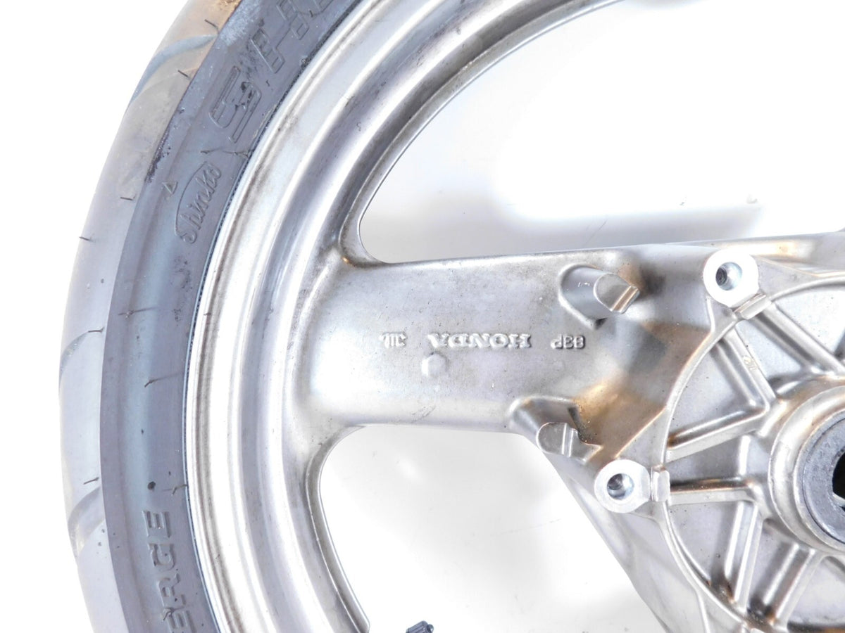 1991-2003 Honda ST1100 & ST1100P Police 1100 Silver Cast Front Wheel Rim w/ Tire - C3 Cycle