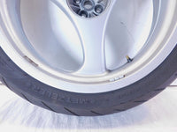BMW R1100R R1100RT R1100RS R850R & K1 K1100LT Cast Silver Rear Wheel Rim & Tire - C3 Cycle
