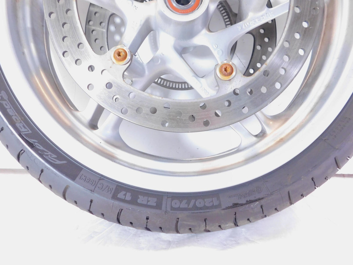 BMW K1200GT K1200RS R1100S R1150R Cast Silver Front Wheel Rim Tire & Brake Rotor - C3 Cycle