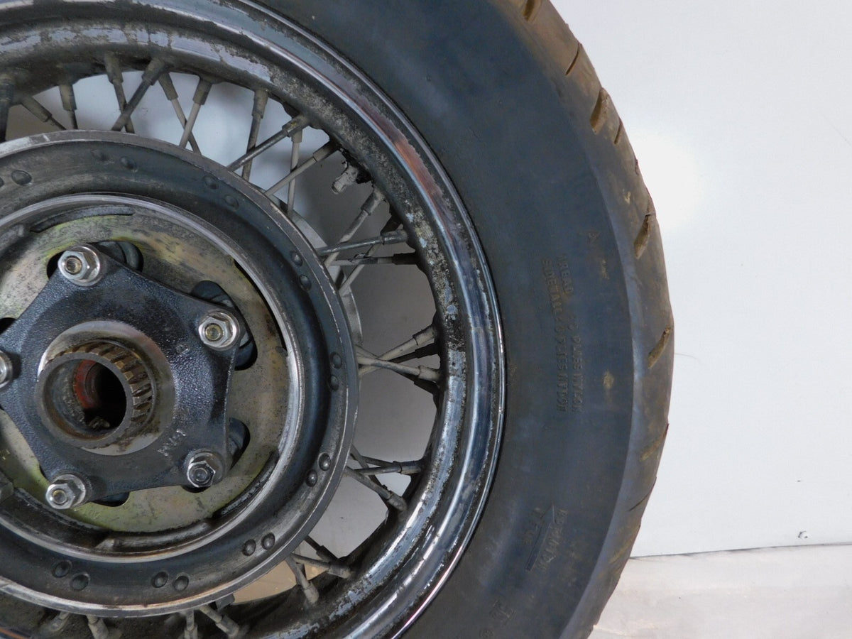 2004-2006 Honda VT750 VT750C Shadow Aero 750 Chrome Laced Rear Wheel Rim & Tire - C3 Cycle